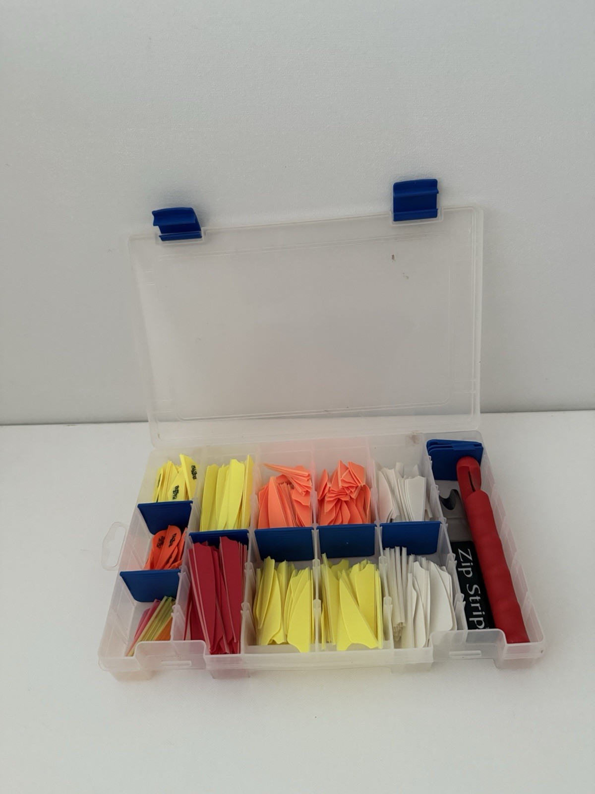 Crossbow fletching.
