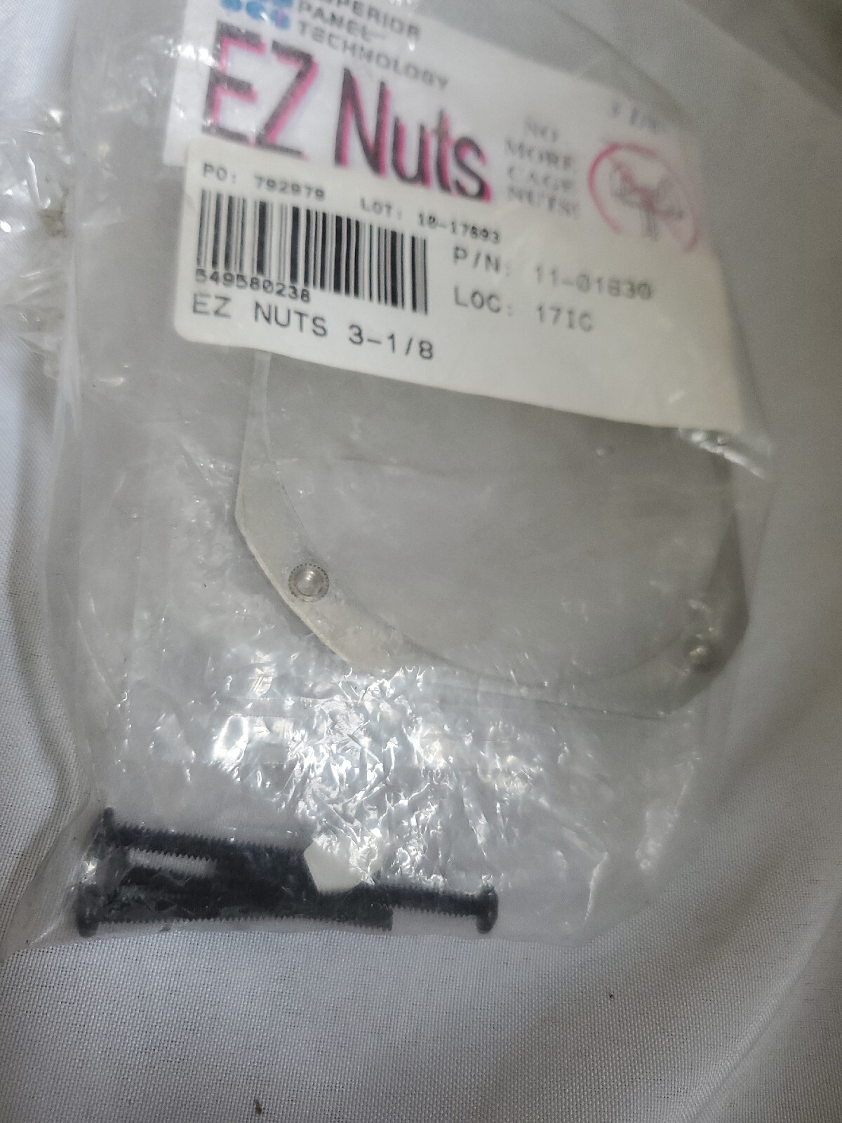 Superior Panel Technology Easy Nuts 2-1/4” bezel backing New
