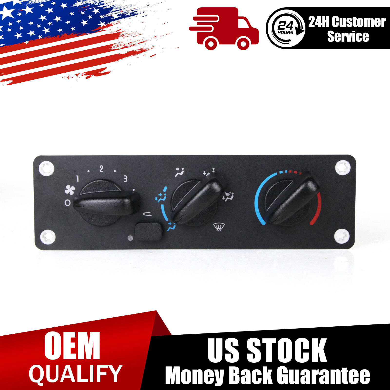 For Freightliner M2 599-008 A/C Climate Control Module HVAC Manual Heater