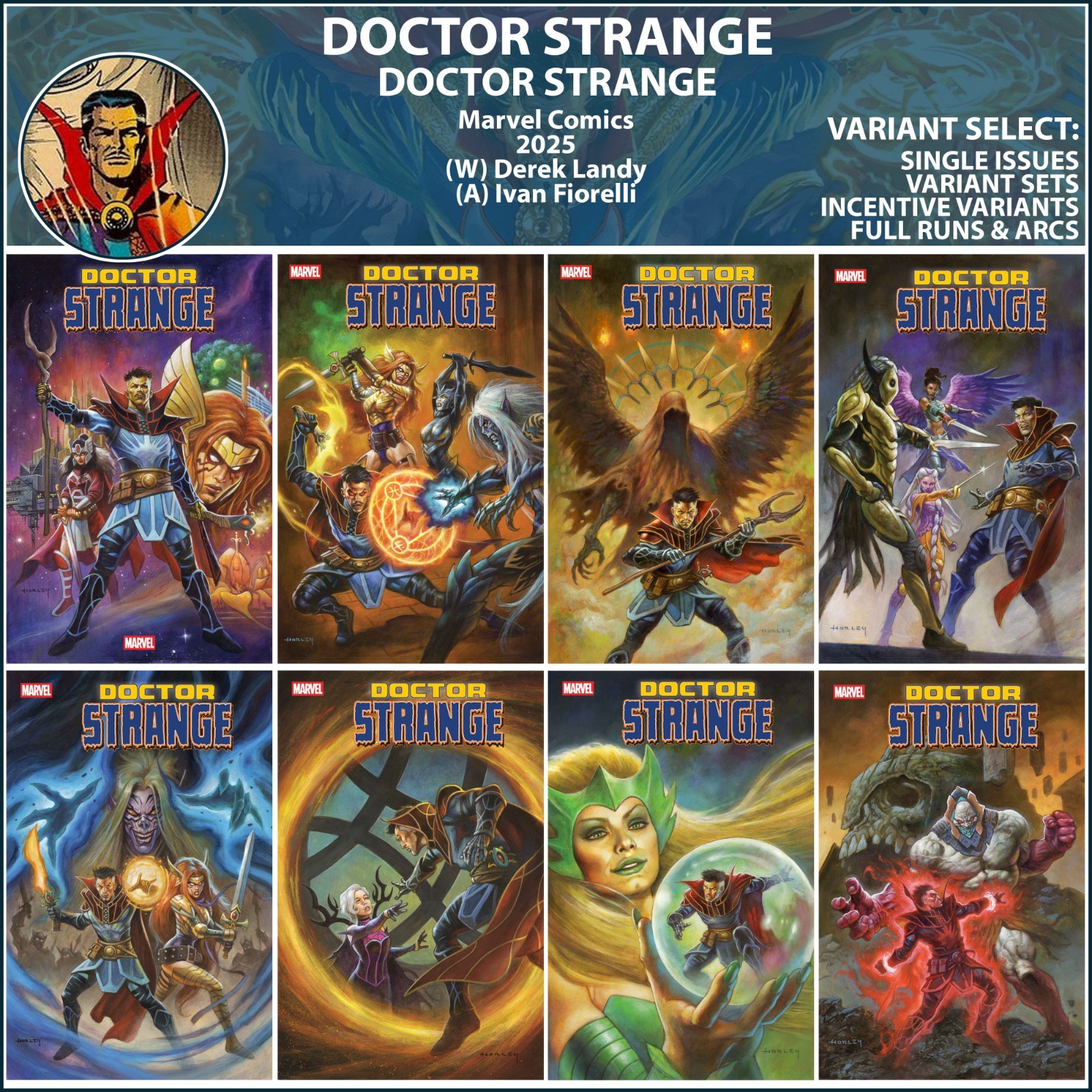 Doctor Strange (2025) #1 2 3 4 5 6 7 8 Marvel Comics COVER SELECT