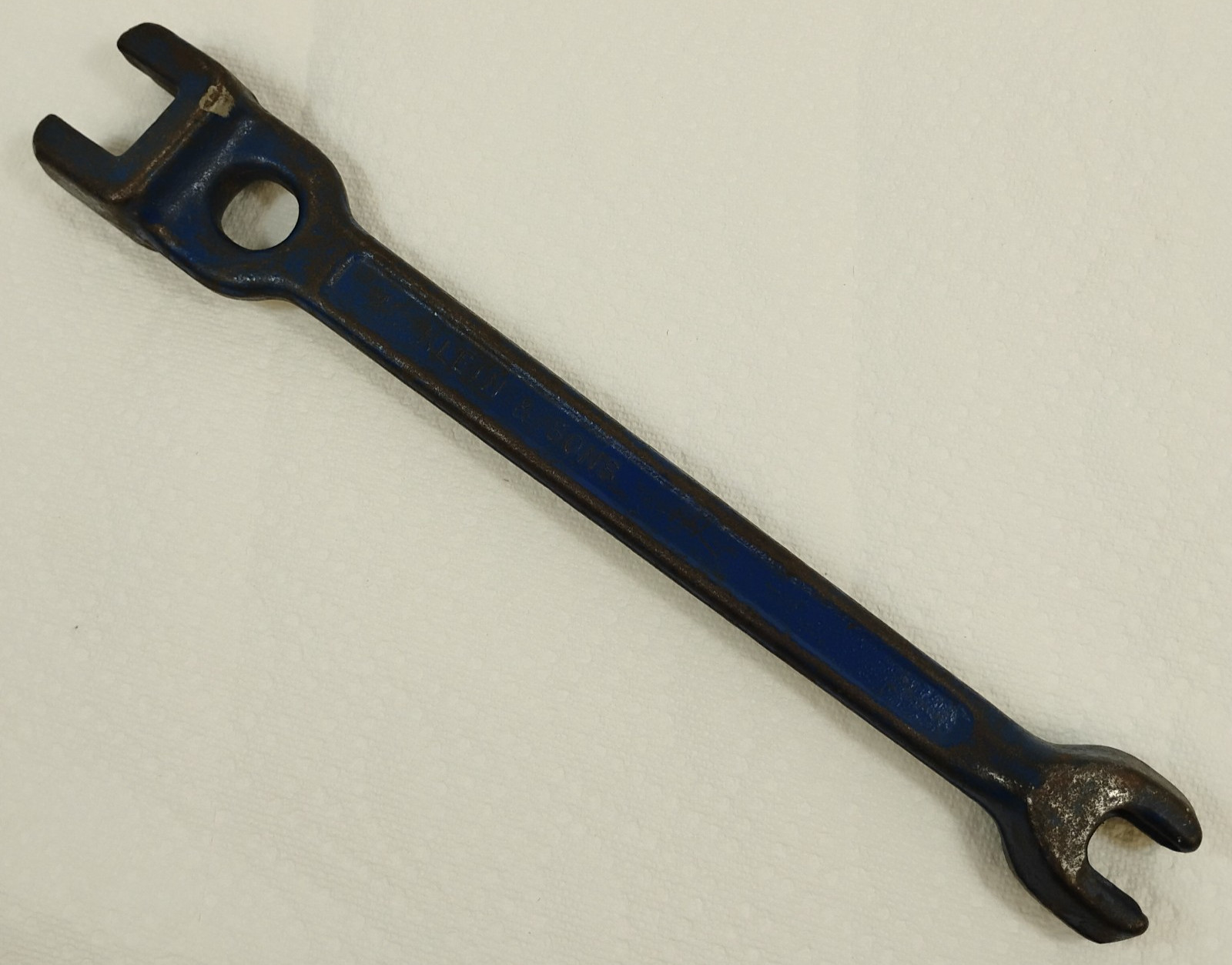 Vintage Klein Tools 3146 Lineman Wrench 13" USA Utility Pole Guy Clamp