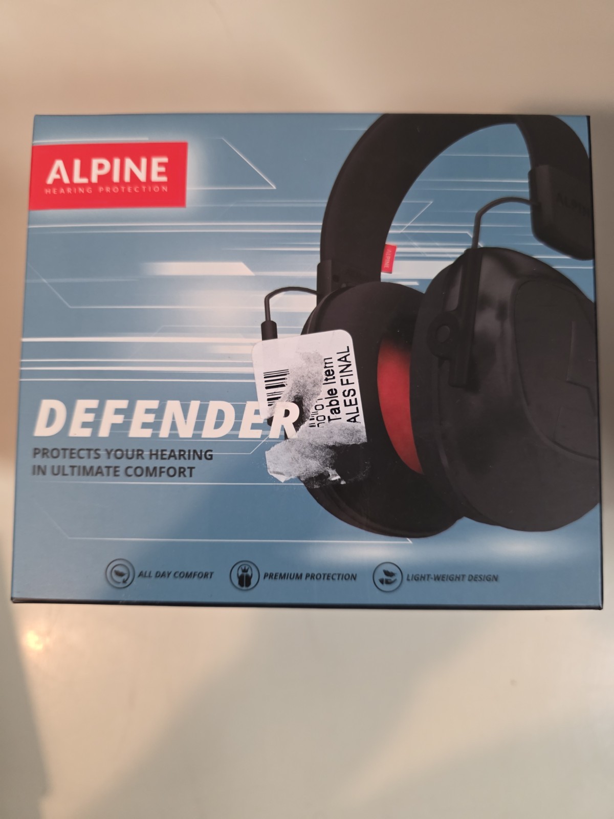 Alpine Defender Adult Earmuffs for Noise Reduction - Premium Noise Protection...