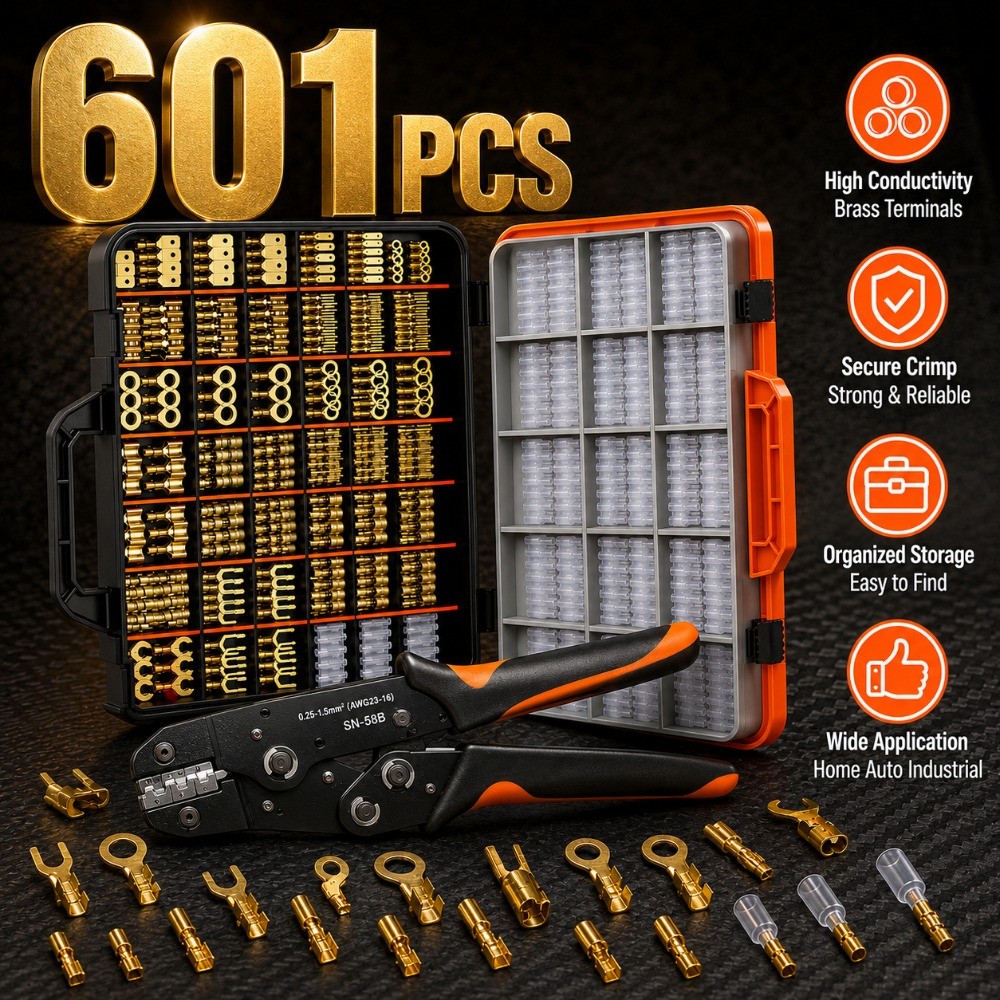 601PCS-Multifunctional Cold Pressing Pliers Set SN-58B