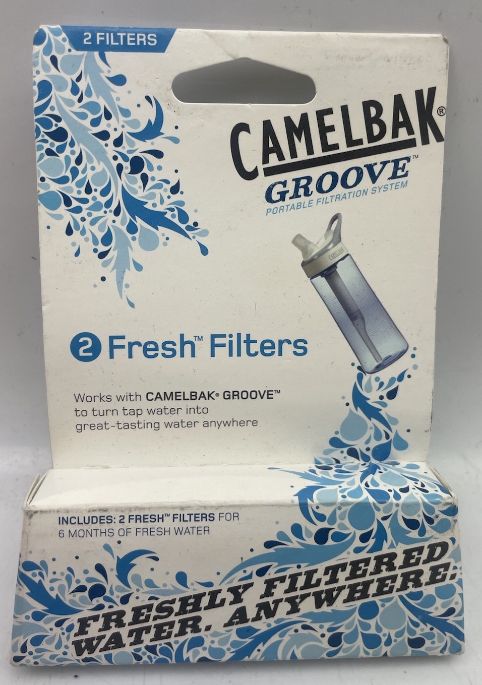 ⭐️ CamelBak GROOVE Pack of (2) Fresh Filters 6mo of Water 90772 NEW / SEALED ⭐️