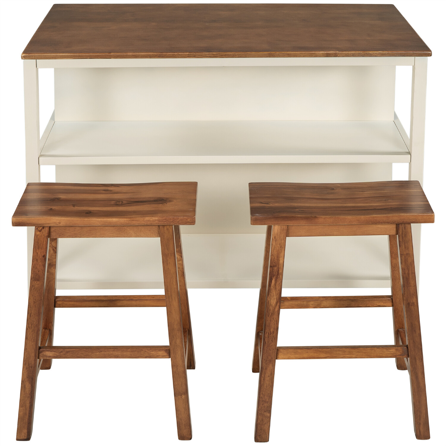 3 Piece Dining Table Set Table and 2 Chairs Kitchen Breakfast Furniture