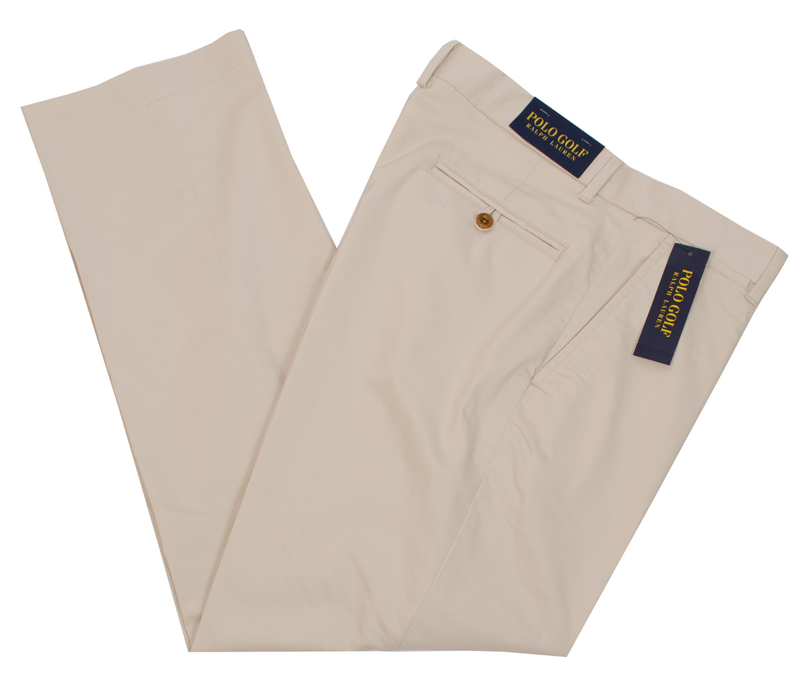 POLO GOLF RALPH LAUREN MEN'S SAND FLAT FRONT STRETCH PANTS MULTISIZE