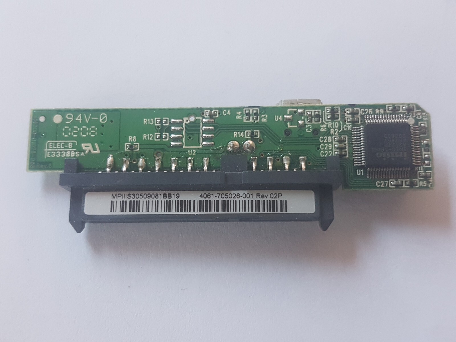 Western Digital 4061-705026-001 REV.02P 2.5" SATA to USB Mini Dongle Board