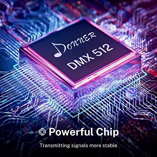 Donner DMX512 Wireless Controller Dfi DJ 2.4G Wireless DMX 7 Receivers with