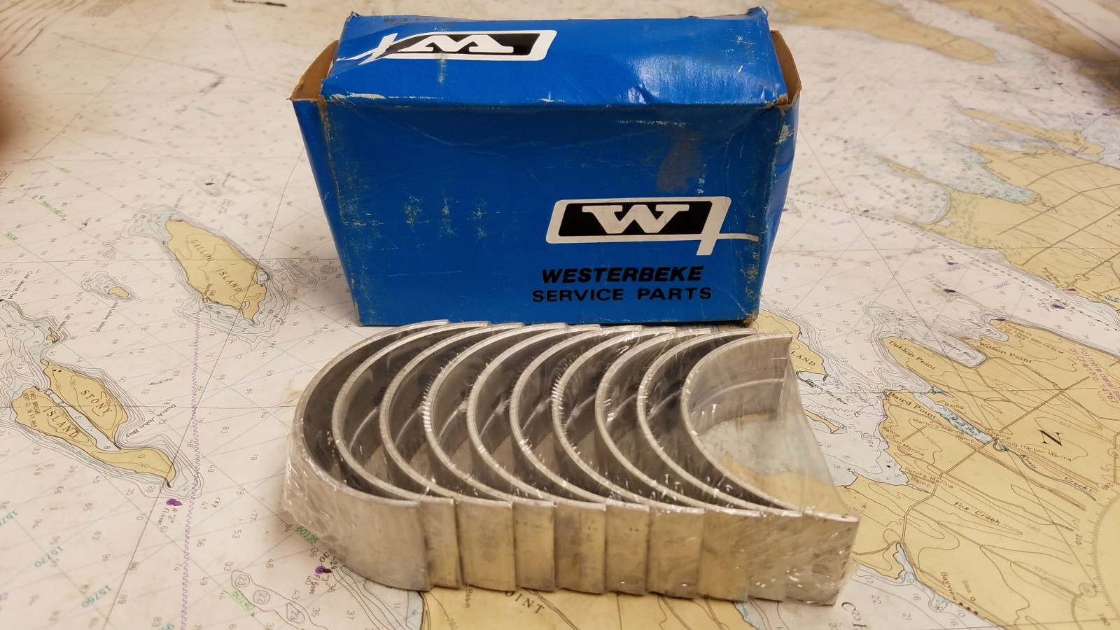 Westerbeke 31043 Bearing,Set Main 0.25 S2
