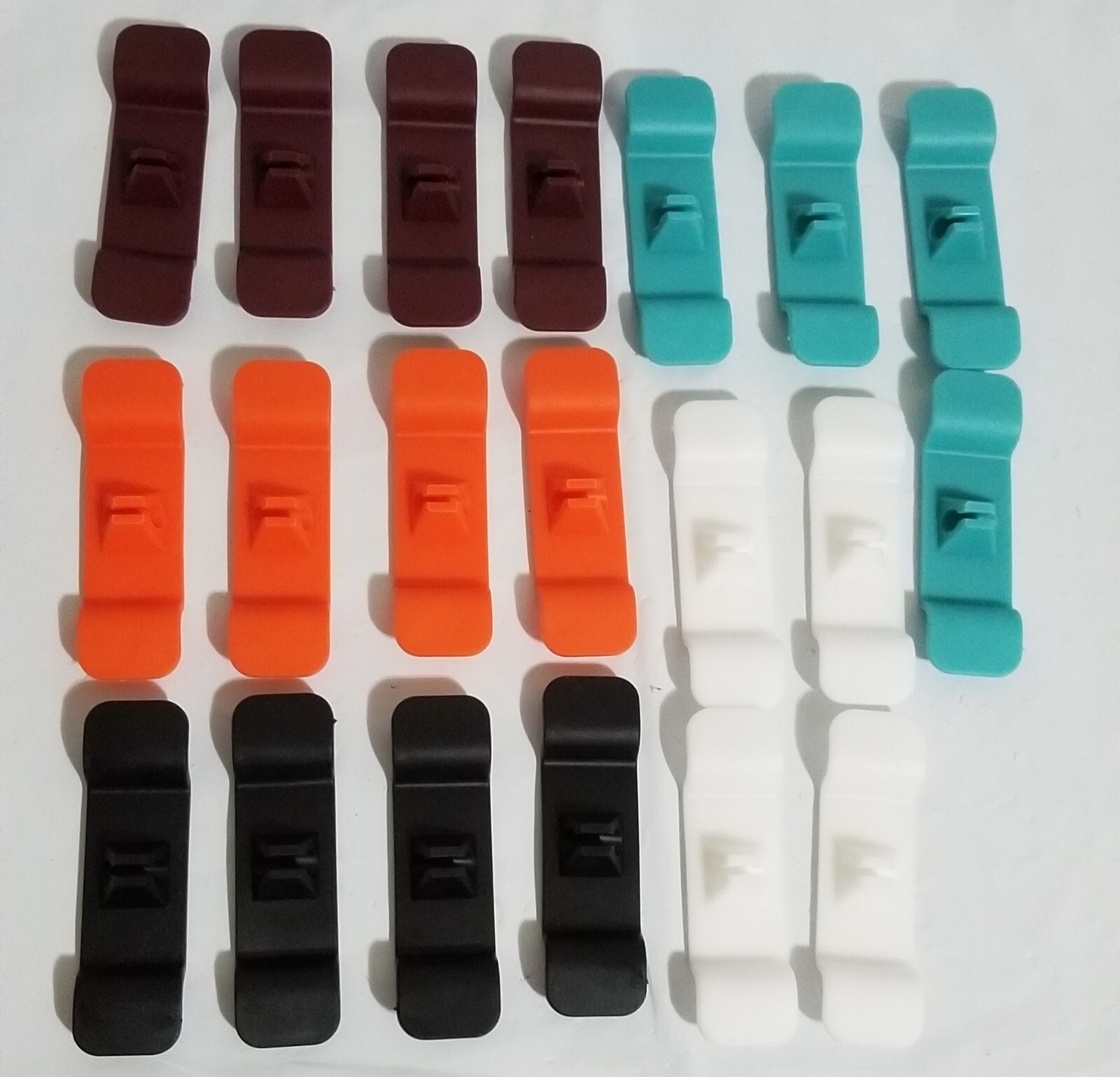 20 Pcs Multi Colors Cable Cord Holder Cord Organizer Cord Wrap