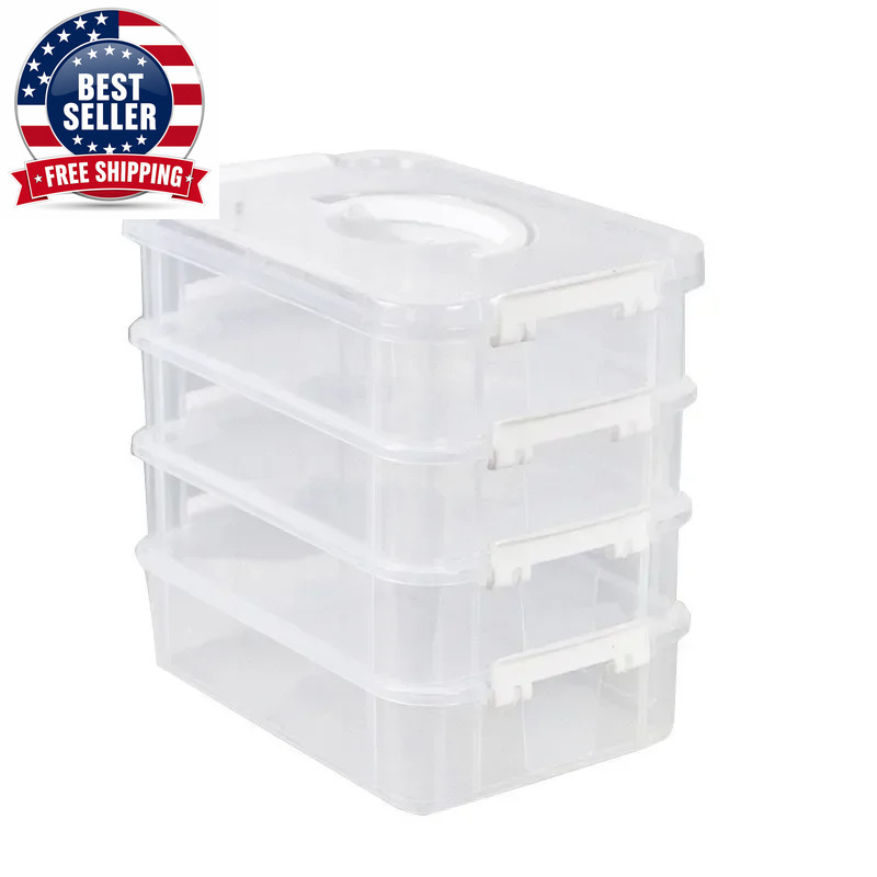 Building Blocks Storage Box Transparent Visibility Tool Classification Boxes Moi