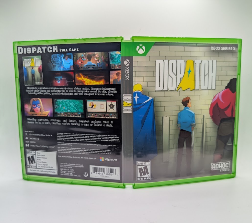 Dispatch Game Xbox Edition - Xbox Series X Empty Game Case (No Game)