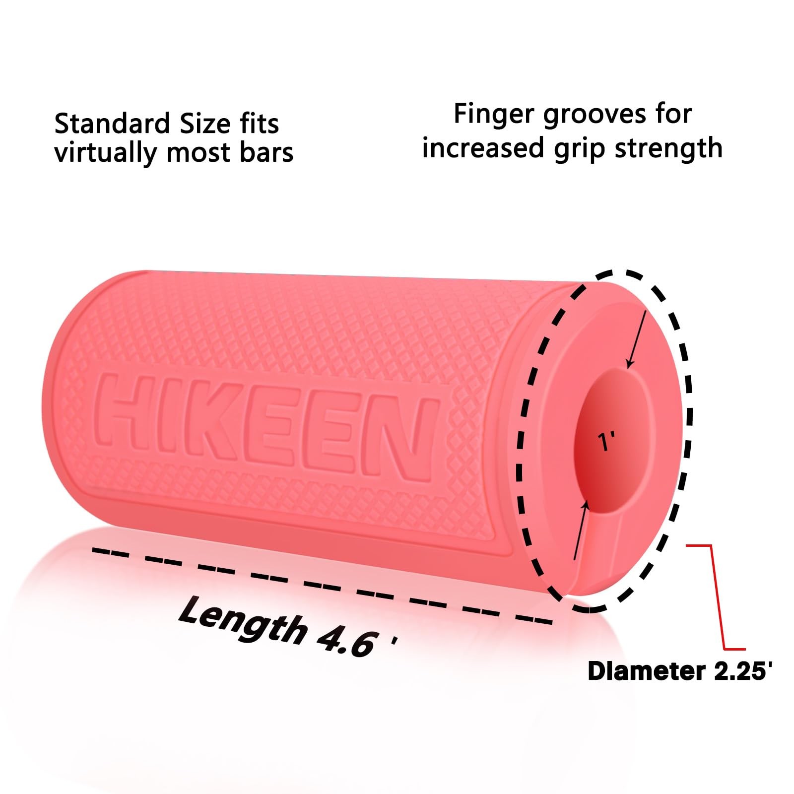 Thick Bar Dumbbell Grips, NonSlip Rubber for Weight Lifting & Muscle Building