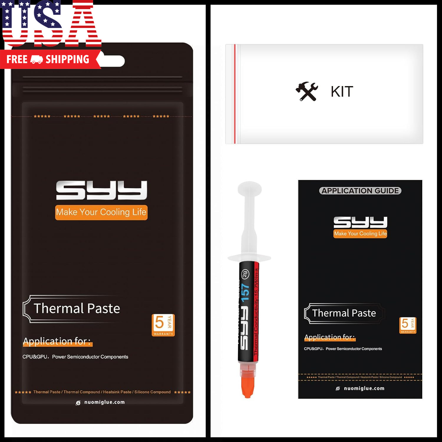 Thermal Paste, 2 Grams CPU Paste Thermal