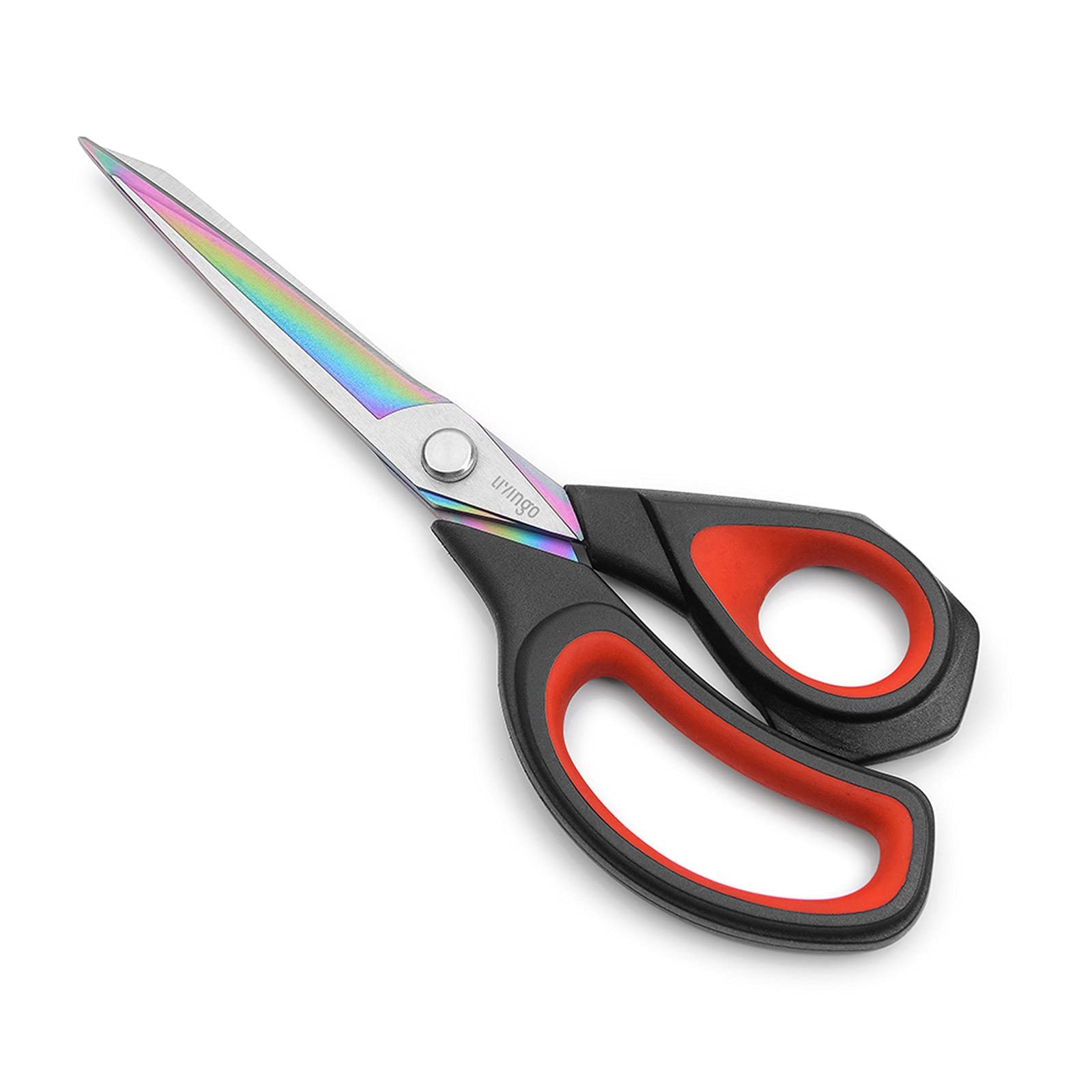 LIVINGO Tailor Scissors Heavy Duty Multi-Purpose Titanium Coating Forged