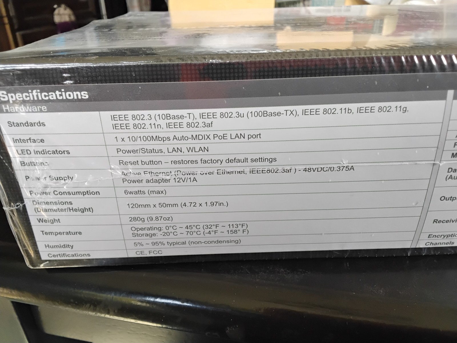 Trendnet 300Mbps Wireless N Poe Access Point New TEW-653AP