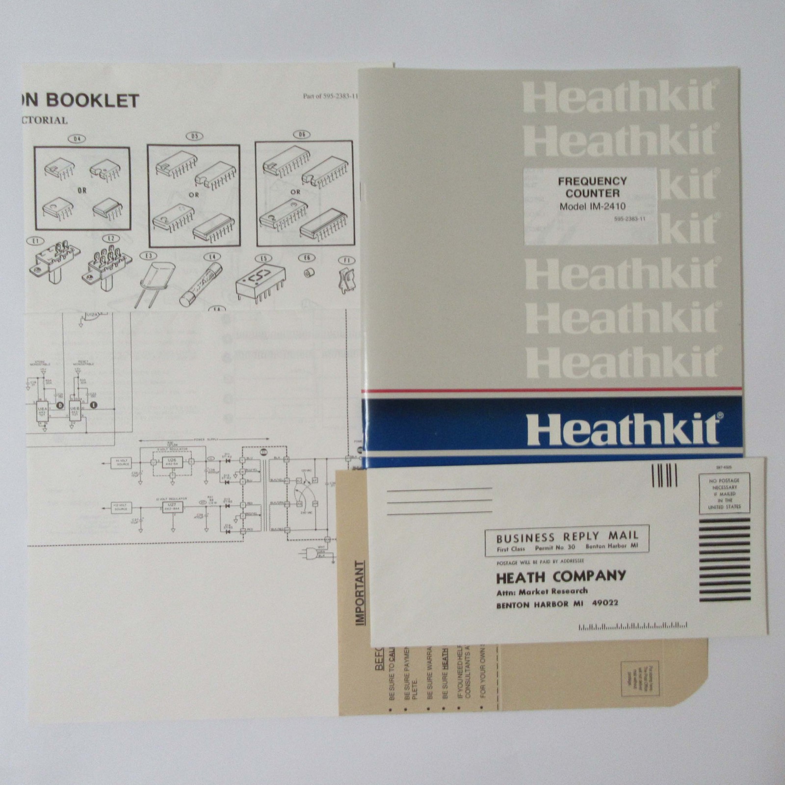 HEATH ® HEATHKIT ® Model IM-2410 Frequency Counter Construction Manual NEW