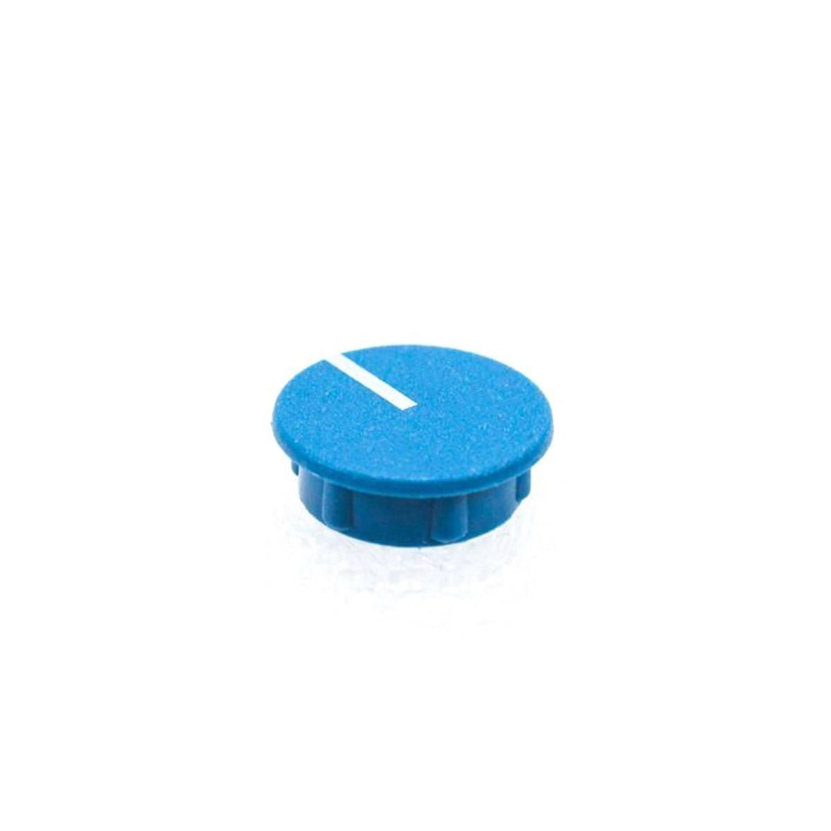 12mm Blue Knob Cap with Indicator Line for Symetrix 525