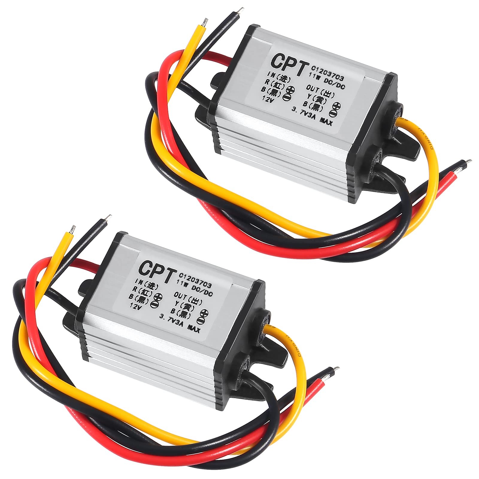 2pcs 12V to 3.7V Converter DC Step Down Buck Voltage Regulator Power Supply T...