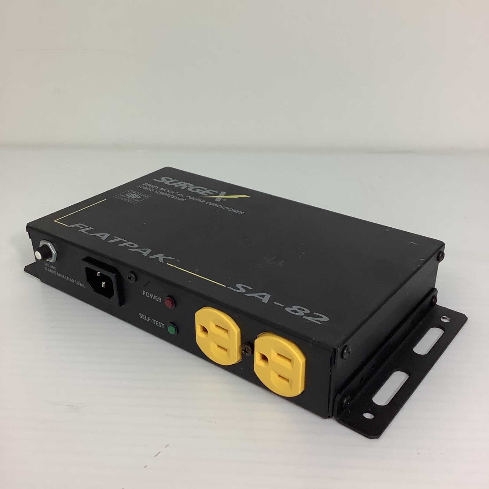 SurgeX FLATPAK Series Mode SA-82 120V 8A AC Power Conditioner Surge Protector