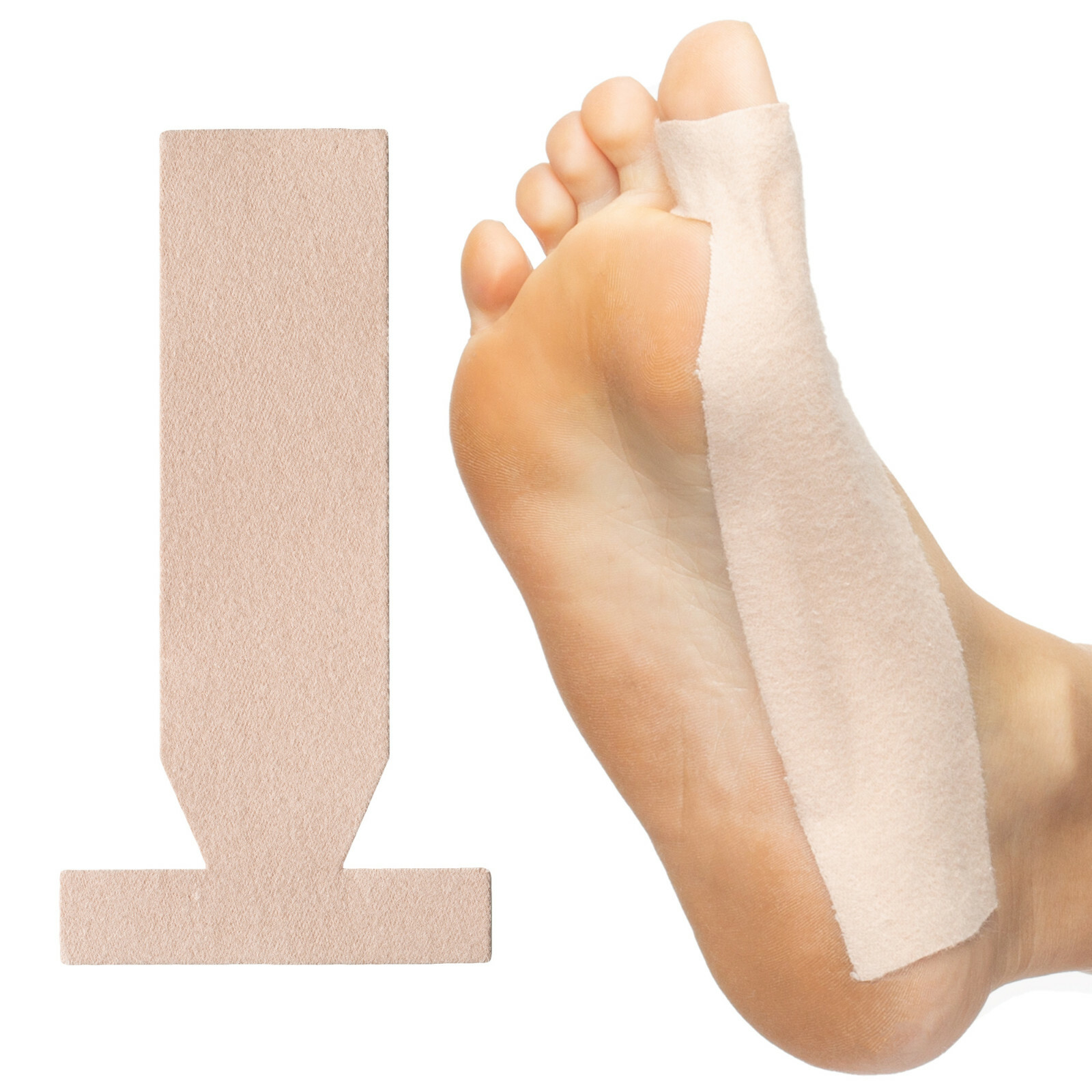 ZenToes Turf Toe T-Straps 10 Pack Big Toe Splints Moleskin Corrector USA Seller