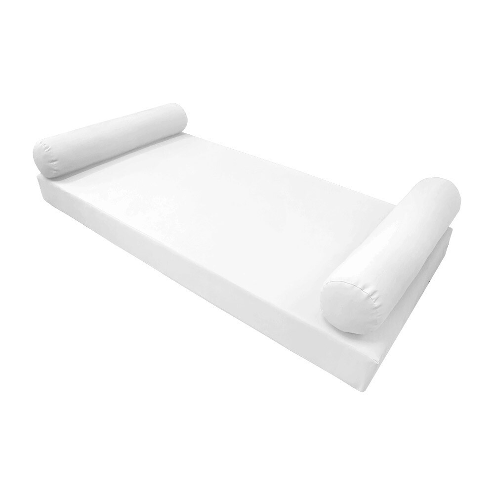 |SLIPCOVER ONLY|S5 Daybed Mattress Bolster Pillow Cover Knife Edge Queen AD106