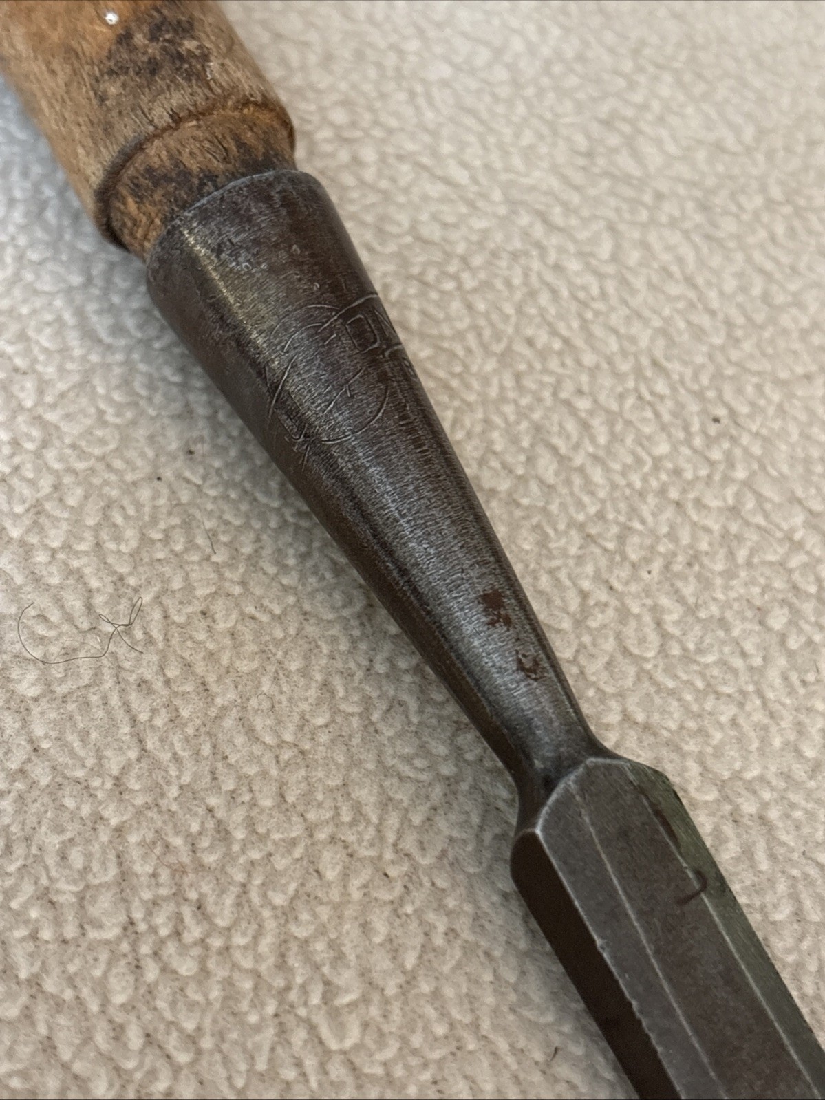 Vintage UNION 1/2" Beveled Edge Socket Chisel Made in USA