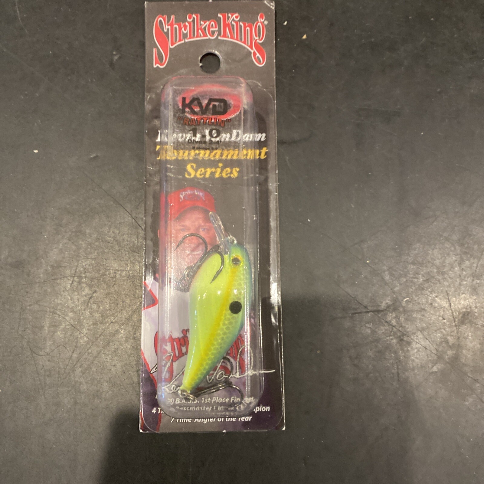 Strike King KVDR 1.0 2” 3/8oz Chartreuse Sexy Shad