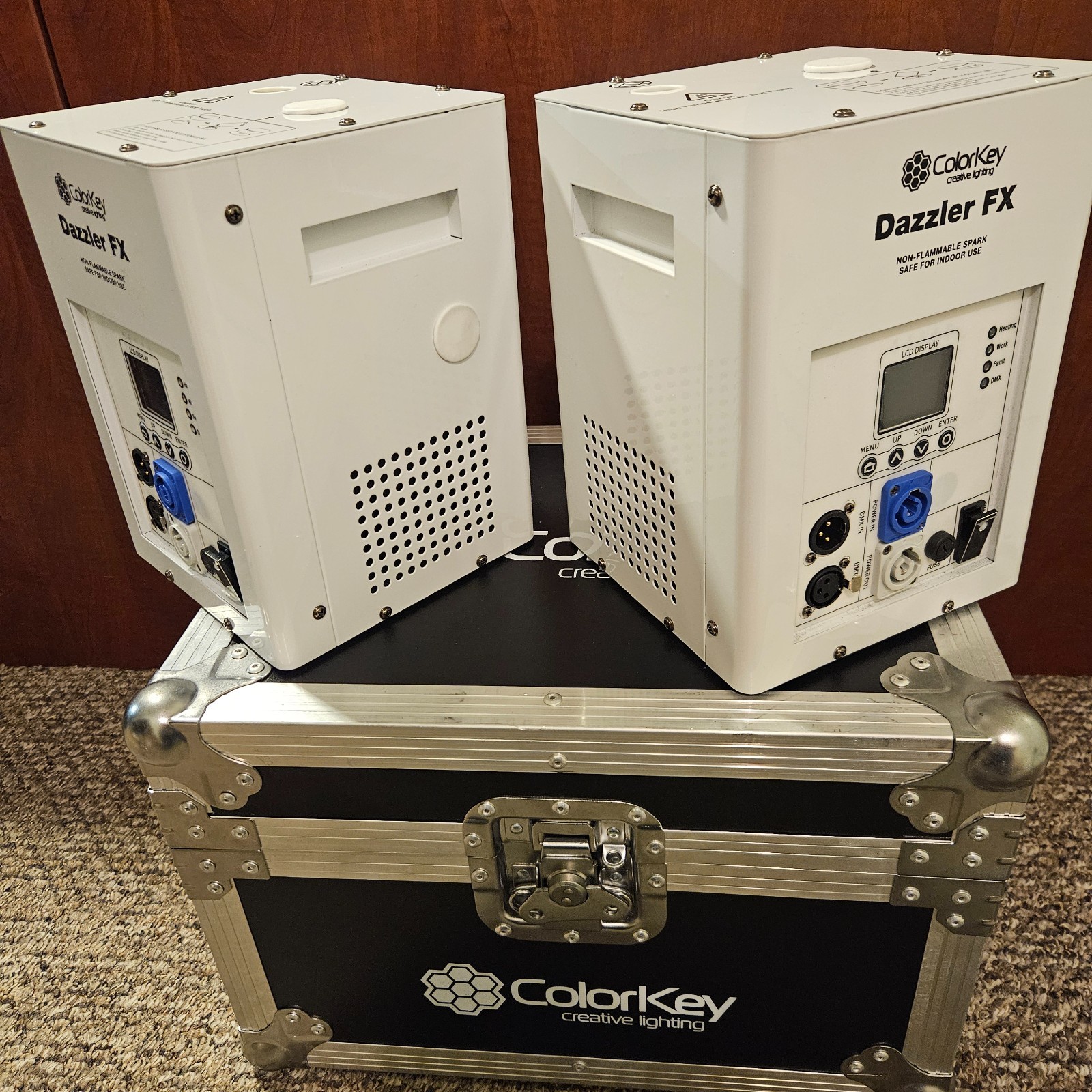 ColorKey Dazzler FX MKII 2-Pack with Road Case (White)