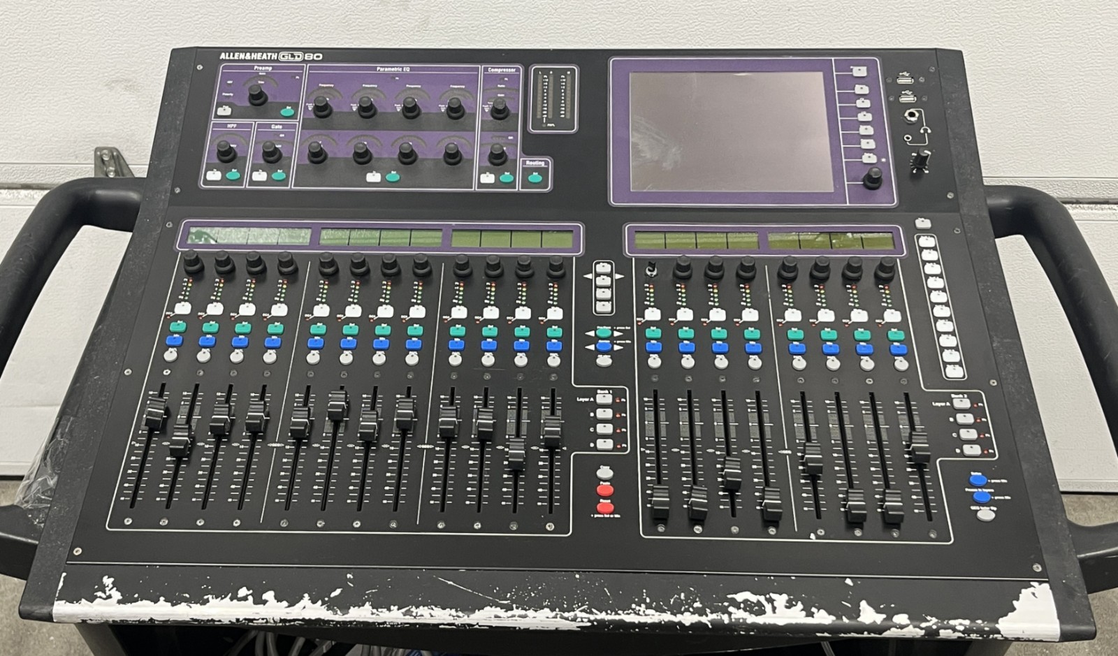 Allen & Heath GLD-80 Digital Audio Mixing Console 100-240Vac Partially Tested