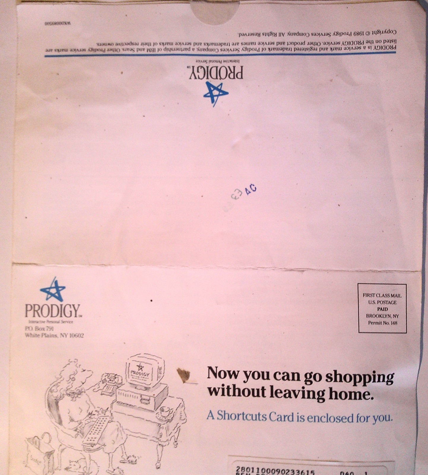 Prodigy Interactive Personal Service Value Pack, 1990 + Shopping Brochure