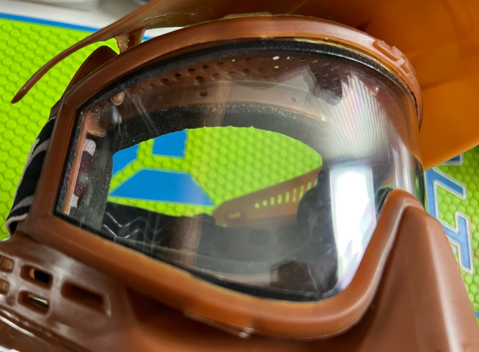 JT PROFLEX IZE - OG / BROWN - PAINTALL MASK GOGGLES - VINTAGE PROSHIELD THIN