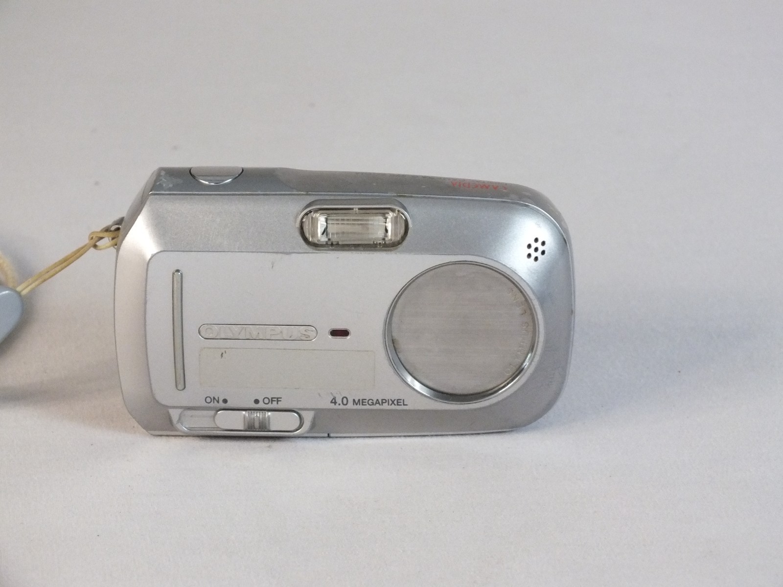 Olympus Camedia C-470 Zoom 4.0MP Silver Compact Digital Camera - Working