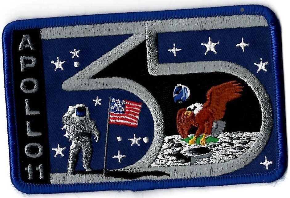 NASA APOLLO 11 MISSION 35th ANNIVERSARY PATCH