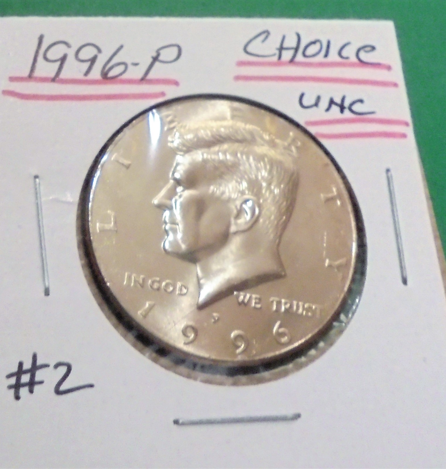 1996 p Kennedy Half Dollar Choice Uncirculated