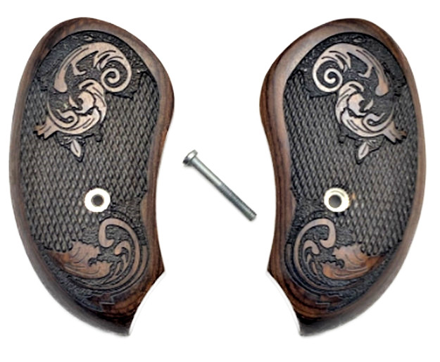 fits Bond Arms Derringer Grips Rosewood Grips XL "Gentleman Scroll" XL Model NEW