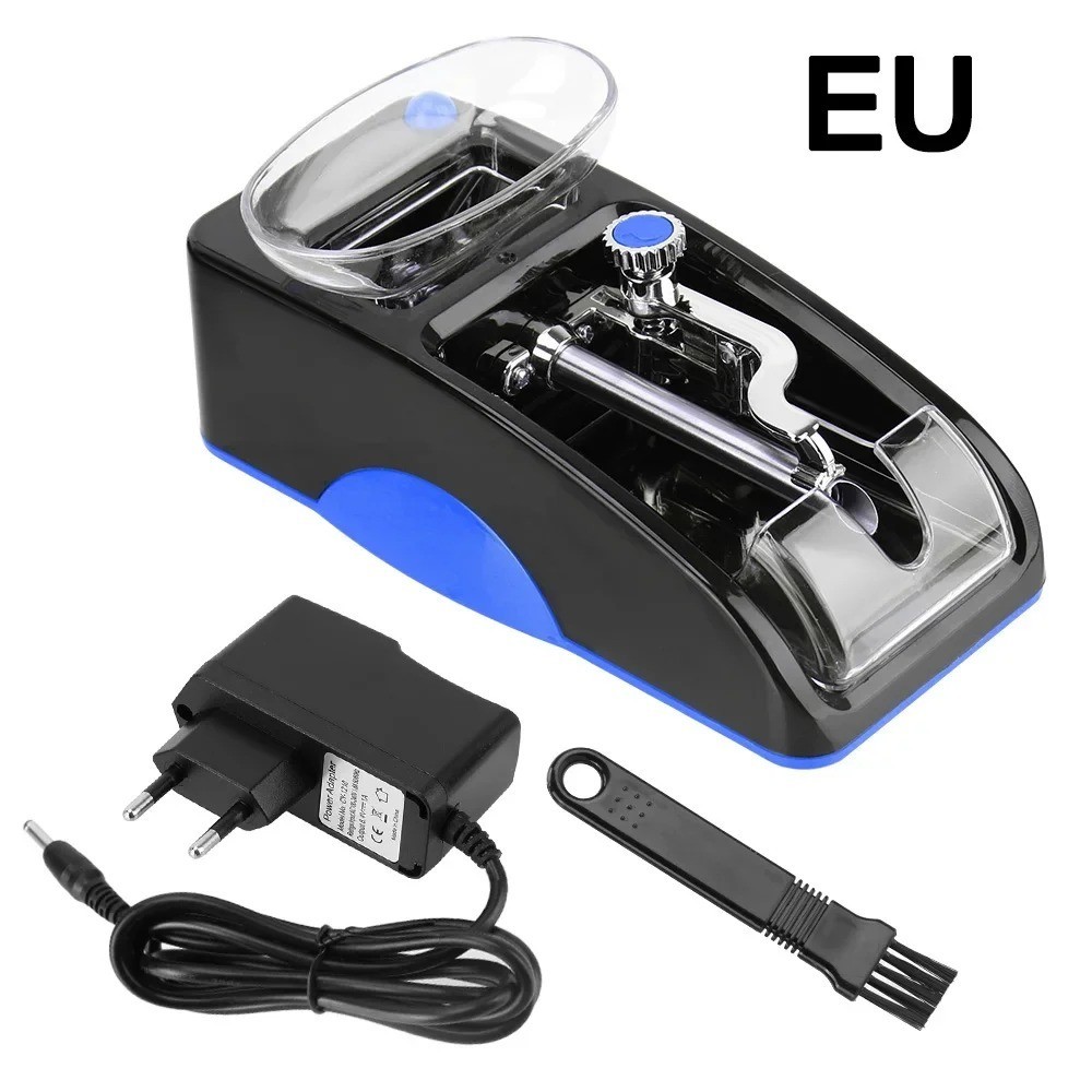 Electric Automatic Cigarette Rolling Machine Cigar Roller Smoking Tool EU Plug I