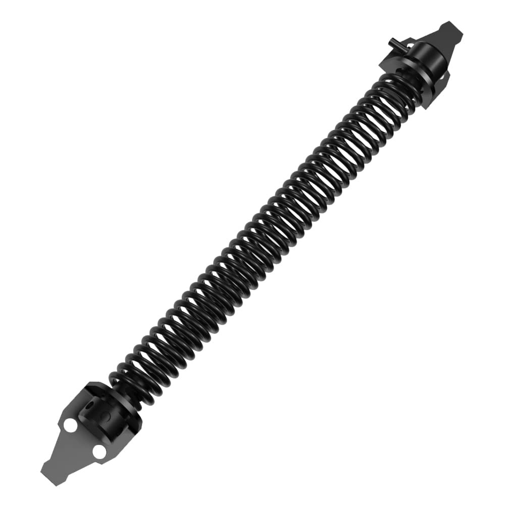 Heavy Duty Fence Gate Spring 14 Inch, Self Closing Adjustable, Black