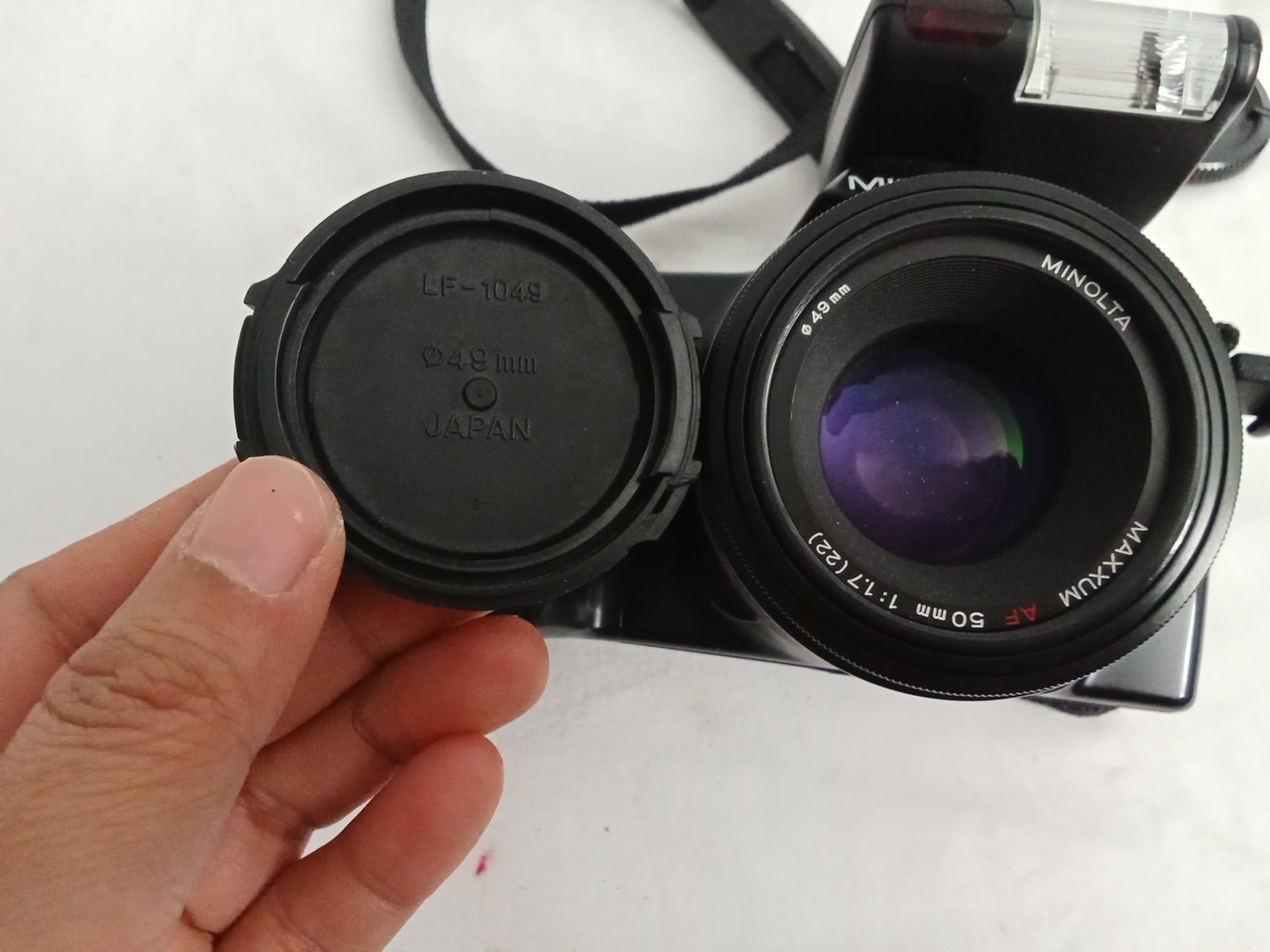Minolta Maxxum 3000i 35mm Camera With Flash Untested