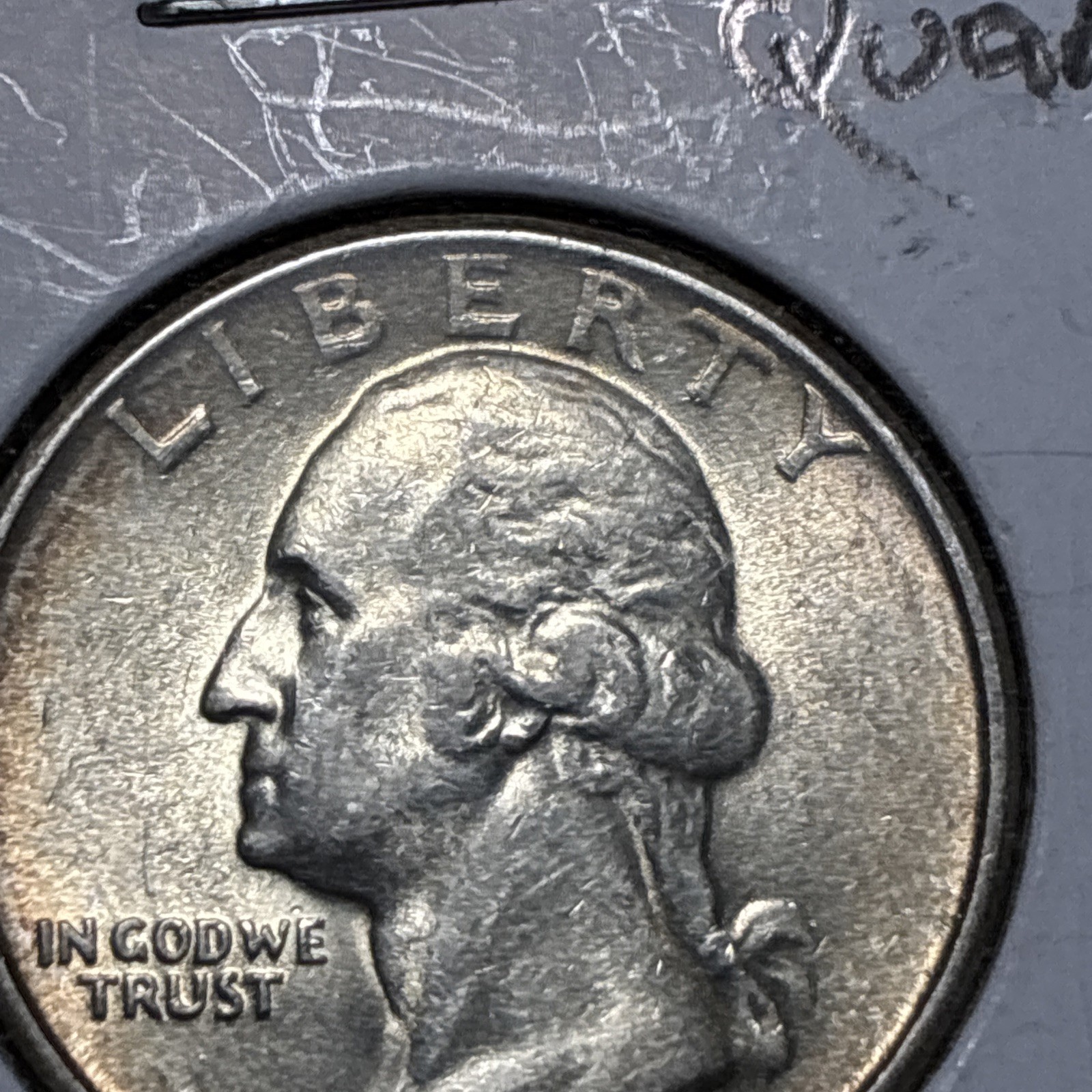 1935-P Washington Quarter No Initials Rare