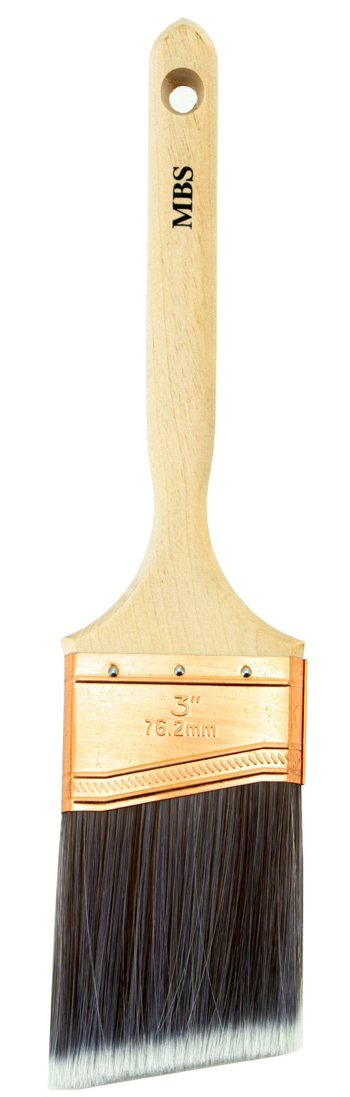 3" Angle Brush, Premium Series, Wood Sash Handle