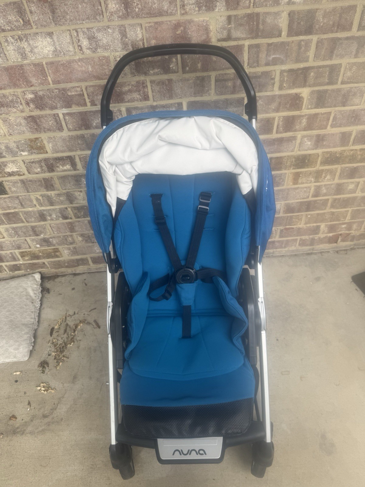 Nuna MIXX Stroller Mykonos Blue Compact Reversible Folding Infant Toddler