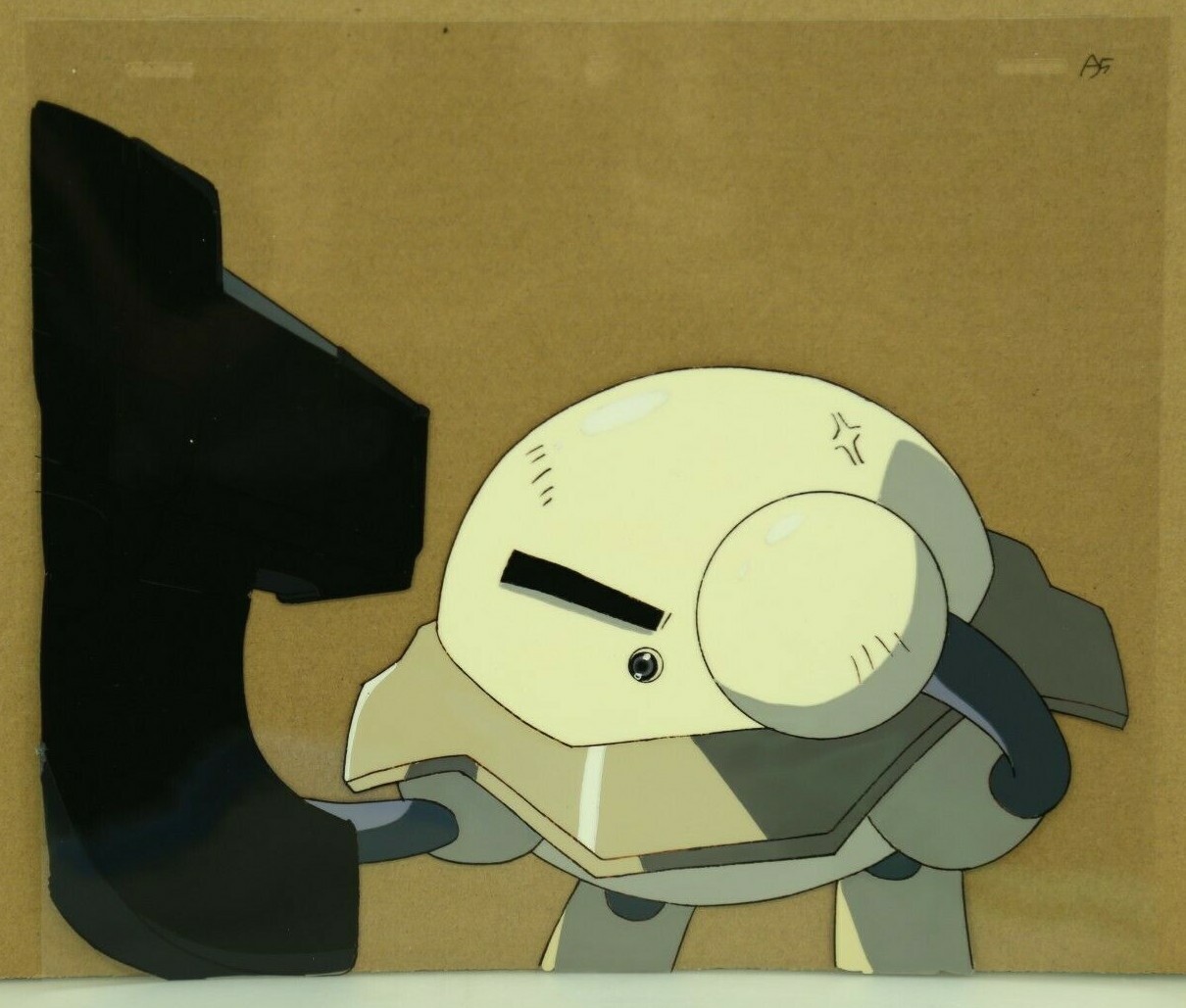 Kurogane Communication Orig Animation Production Cel & Copy Background (19-38)