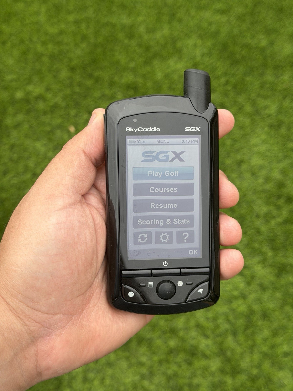 SkyCaddie SGX Golf GPS Rangefinder | Tested & Working | Black