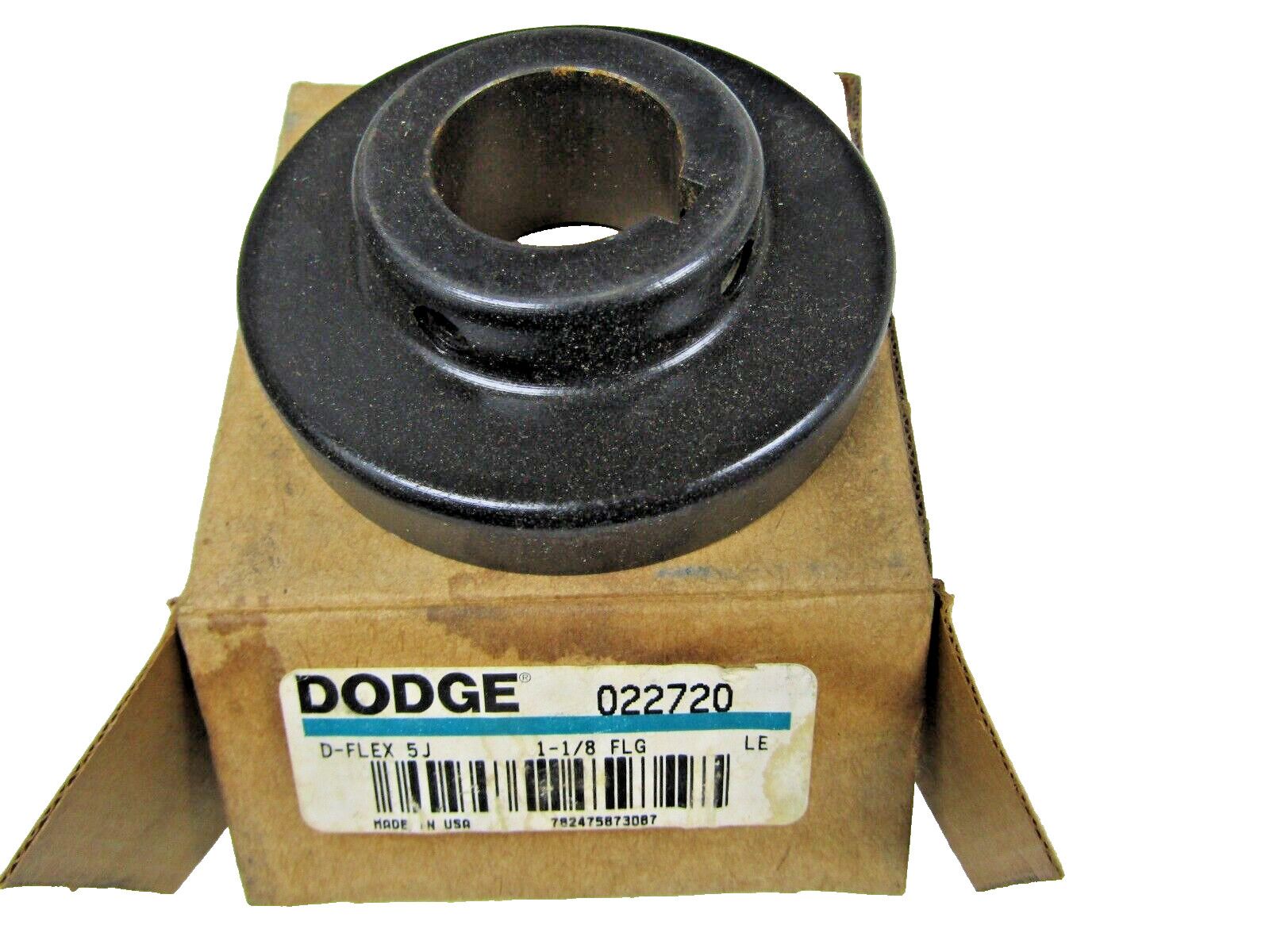 🔥NEW DODGE D-FLEX 5J 1-1/8 FLANGE COUPLING 1-1/8" 022720