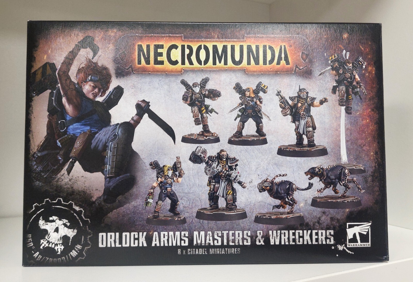 Warhammer Necromunda Orlock Arms Masters And Wreckers Single Models (Unpainted)