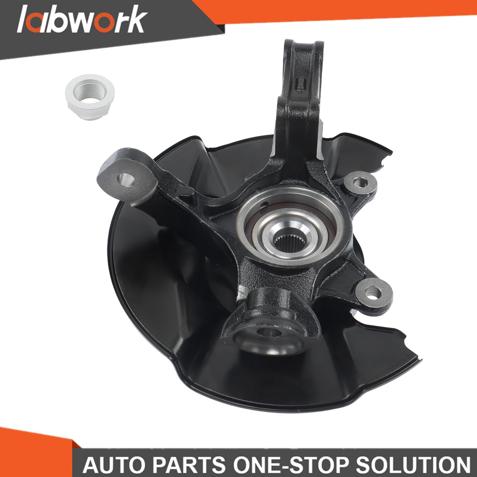 Labwork Front LH Steering Knuckle Hub Bearing Assembly for Honda Ridgeline 06-14