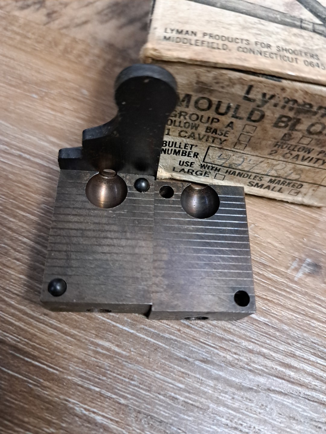 Vtg. Lyman .424 Roundball Mold