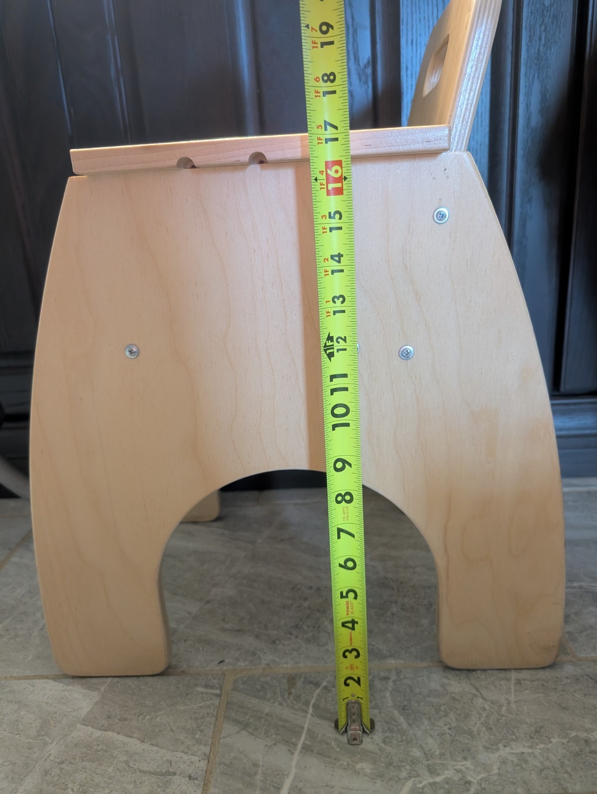 Lakeshore Learning Materials Birch Wood Toddler Chair Kids Furniture 21" X 13"
