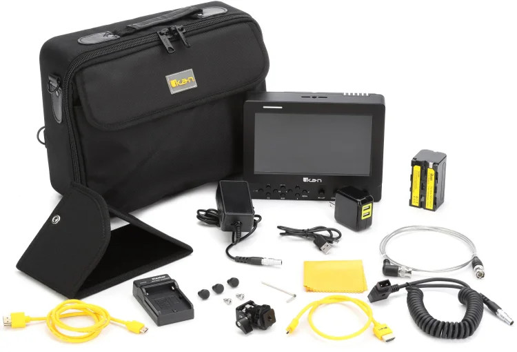 Ikan VXF7-HB-DK On-Camera Tally Field Monitor Deluxe Kit